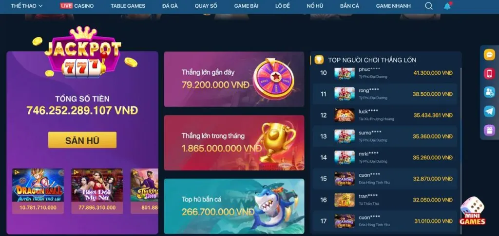 Chương trình VIP casino